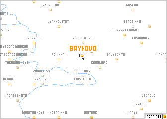 map of Baykovo