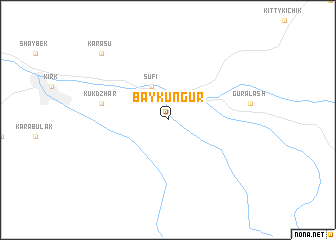 map of Baykungur