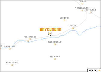 map of Baykurgan