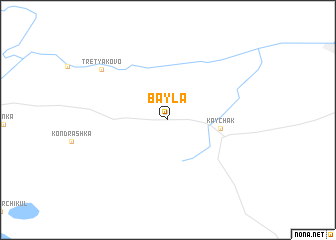 map of Bayla