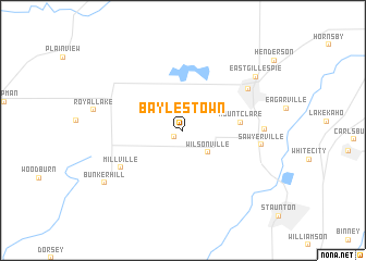 map of Baylestown