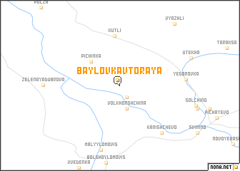 map of Baylovka Vtoraya