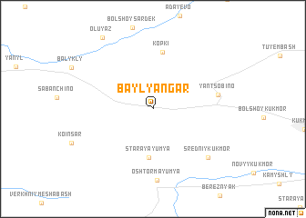 map of Baylyangar