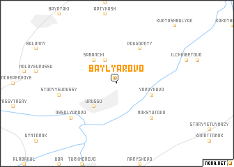 map of Baylyarovo