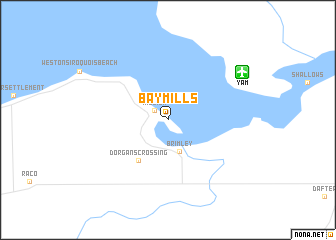 map of Bay Mills