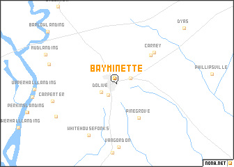 map of Bay Minette