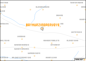 map of Baymurzino Pervoye