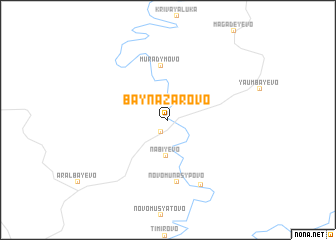 map of Baynazarovo