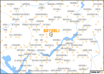 map of Bayobli