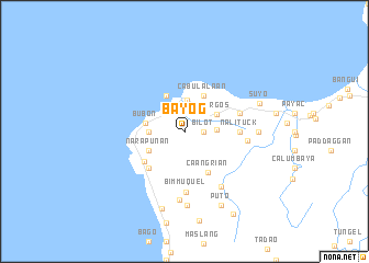 map of Bayog