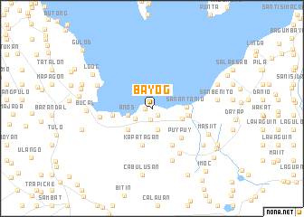 map of Bayog