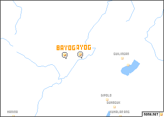 map of Bayog