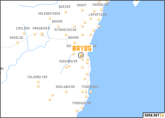 map of Bayog