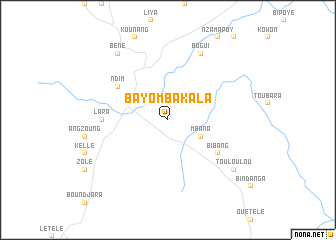 map of Bayombakala