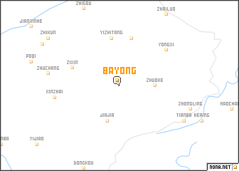 map of Bayong