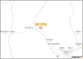 map of Bayong