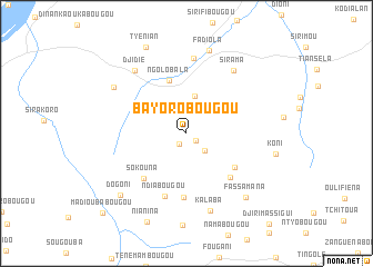 map of Bayorobougou
