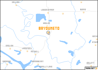 map of Bayou Meto