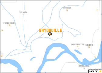 map of Bayouville