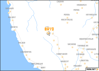 map of Bayo