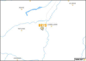 map of Bayo