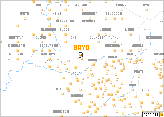 map of Bayo