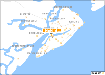 map of Bay Pines