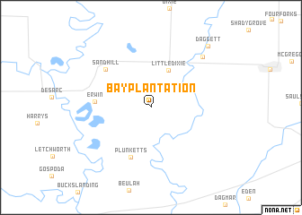 map of Bay Plantation