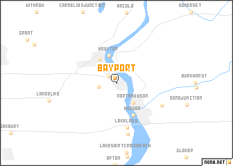 map of Bayport