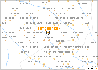 map of Bāyqarāʼ Kūh