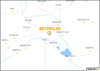 map of Bayraklar