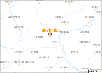 map of Bayraklı