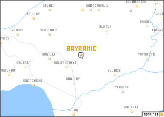 map of Bayramiç