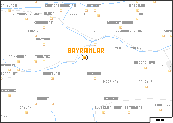 map of Bayramlar