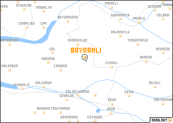 map of Bayramlı