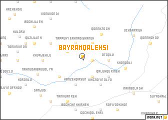 map of Bāyrām Qal‘ehsī