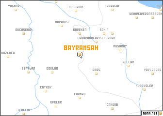 map of Bayramşah