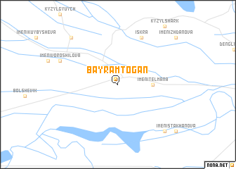 map of Bayramtogan