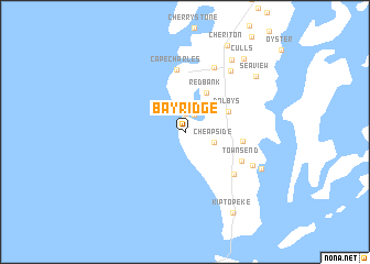 map of Bay Ridge