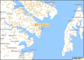 map of Bay Ridge