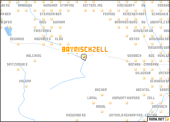 map of Bayrischzell