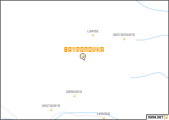 map of Bayronovka