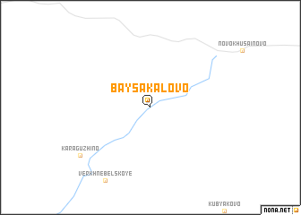 map of Baysakalovo