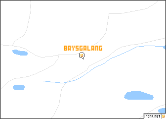 map of Baysgalang