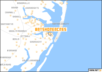 map of Bay Shore Acres