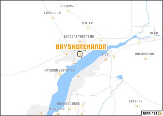 map of Bayshore Manor