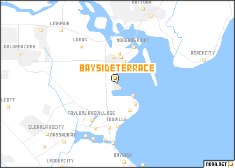 map of Bayside Terrace