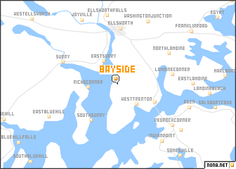 map of Bayside