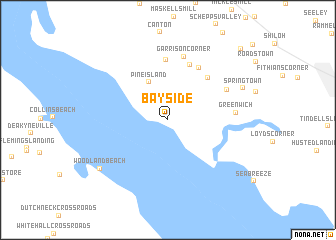 map of Bay Side