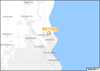 map of Bayside